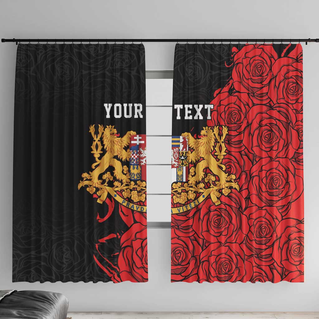 Personalized Czech Republic Independence Day Window Curtain Washingtonska deklarace