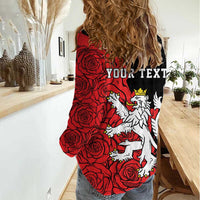 Personalized Czech Republic Independence Day Women Casual Shirt Washingtonska deklarace