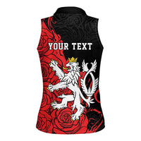 Personalized Czech Republic Independence Day Women Sleeveless Polo Shirt Washingtonska deklarace