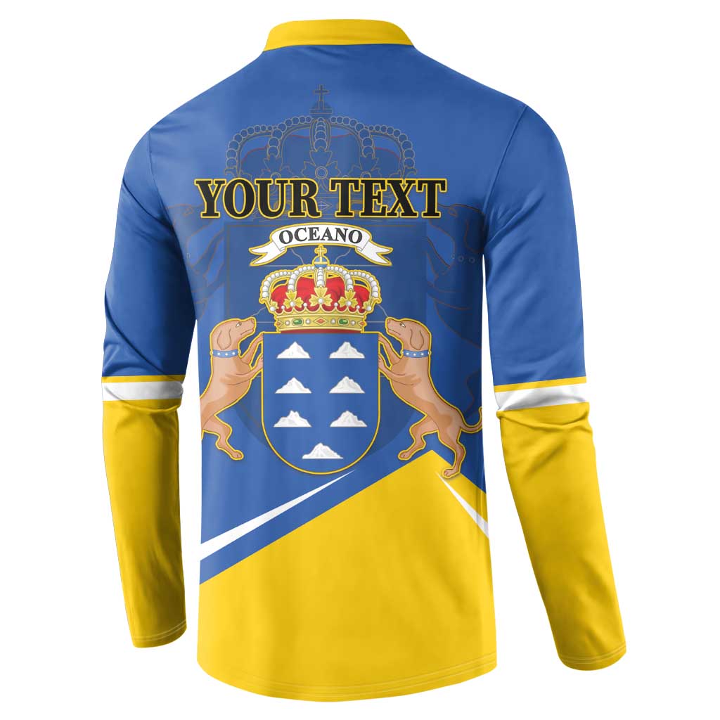 Personalized Dia de Canarias Button Sweatshirt Las Islas Afortunadas