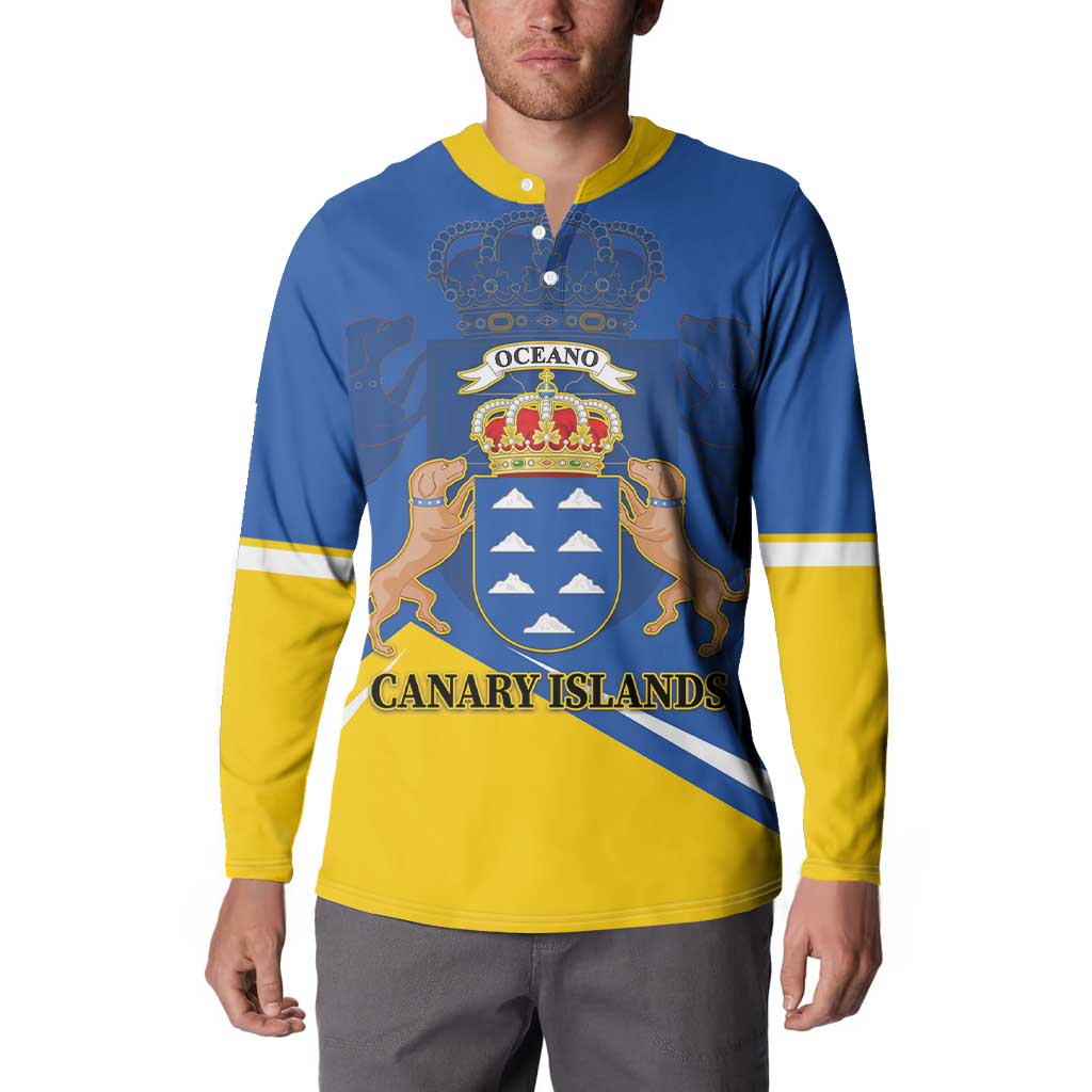 Personalized Dia de Canarias Button Sweatshirt Las Islas Afortunadas