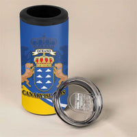 Personalized Dia de Canarias 4 in 1 Can Cooler Tumbler Las Islas Afortunadas
