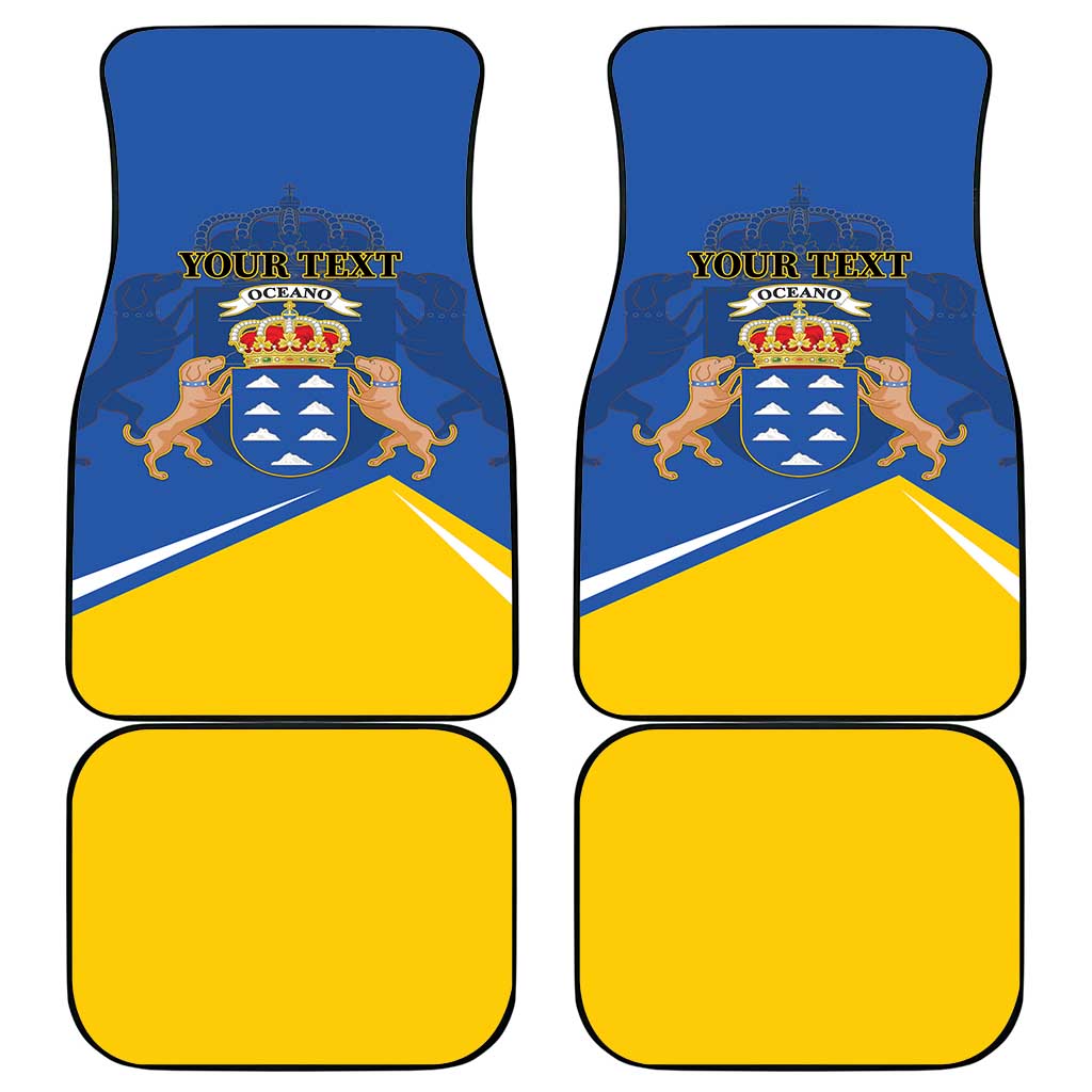 Personalized Dia de Canarias Car Mats Las Islas Afortunadas