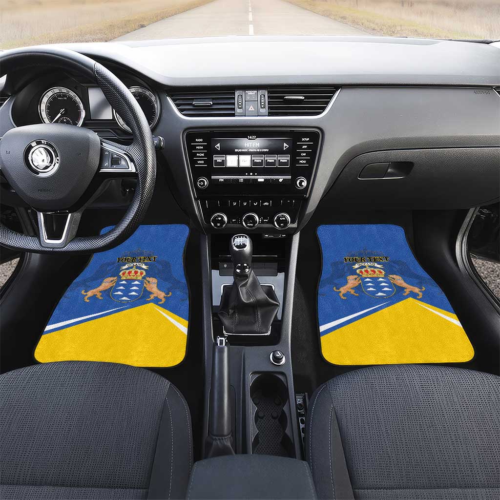 Personalized Dia de Canarias Car Mats Las Islas Afortunadas