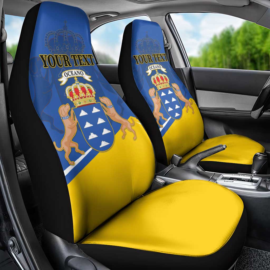 Personalized Dia de Canarias Car Seat Cover Las Islas Afortunadas