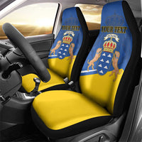 Personalized Dia de Canarias Car Seat Cover Las Islas Afortunadas