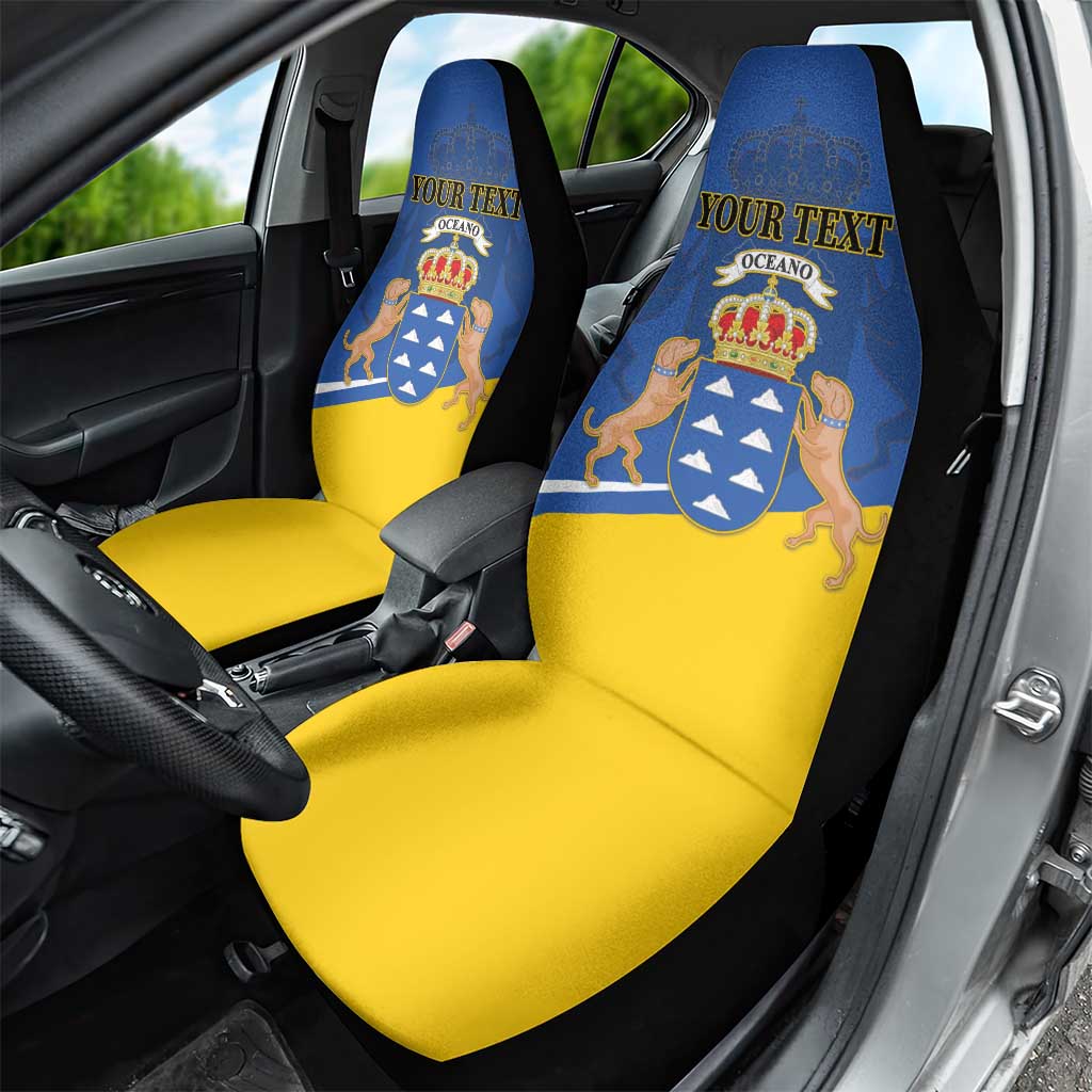 Personalized Dia de Canarias Car Seat Cover Las Islas Afortunadas