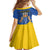 Personalized Dia de Canarias Family Matching Off The Shoulder Long Sleeve Dress and Hawaiian Shirt Las Islas Afortunadas