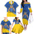 Personalized Dia de Canarias Family Matching Off The Shoulder Long Sleeve Dress and Hawaiian Shirt Las Islas Afortunadas