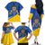 Personalized Dia de Canarias Family Matching Off The Shoulder Long Sleeve Dress and Hawaiian Shirt Las Islas Afortunadas