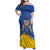 Personalized Dia de Canarias Family Matching Off Shoulder Maxi Dress and Hawaiian Shirt Las Islas Afortunadas