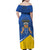 Personalized Dia de Canarias Family Matching Off Shoulder Maxi Dress and Hawaiian Shirt Las Islas Afortunadas