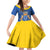 Personalized Dia de Canarias Family Matching Off Shoulder Short Dress and Hawaiian Shirt Las Islas Afortunadas