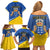 Personalized Dia de Canarias Family Matching Off Shoulder Short Dress and Hawaiian Shirt Las Islas Afortunadas