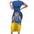 Personalized Dia de Canarias Family Matching Short Sleeve Bodycon Dress and Hawaiian Shirt Las Islas Afortunadas