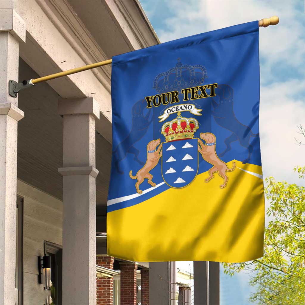 Personalized Dia de Canarias Garden Flag Las Islas Afortunadas