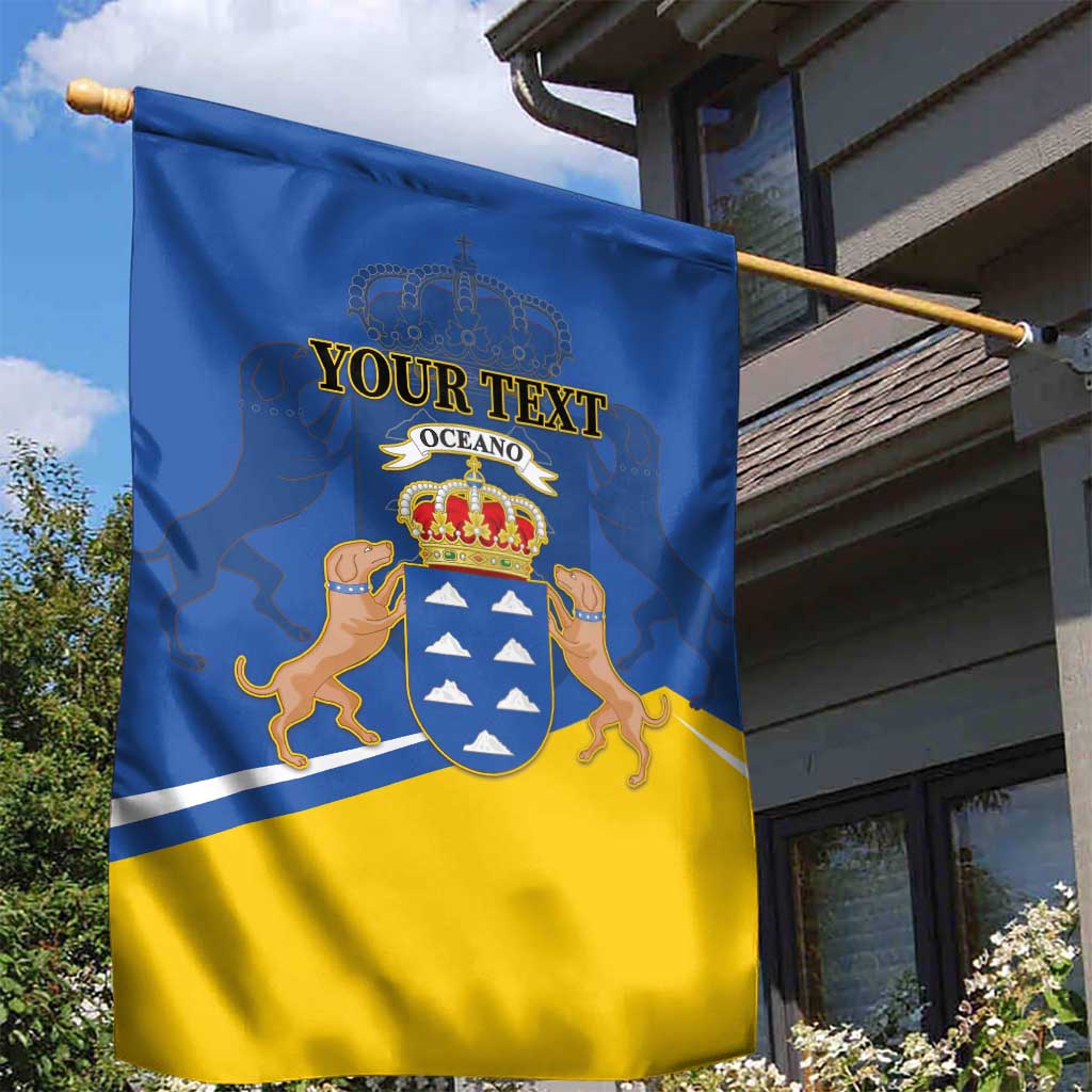 Personalized Dia de Canarias Garden Flag Las Islas Afortunadas