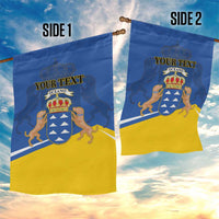 Personalized Dia de Canarias Garden Flag Las Islas Afortunadas