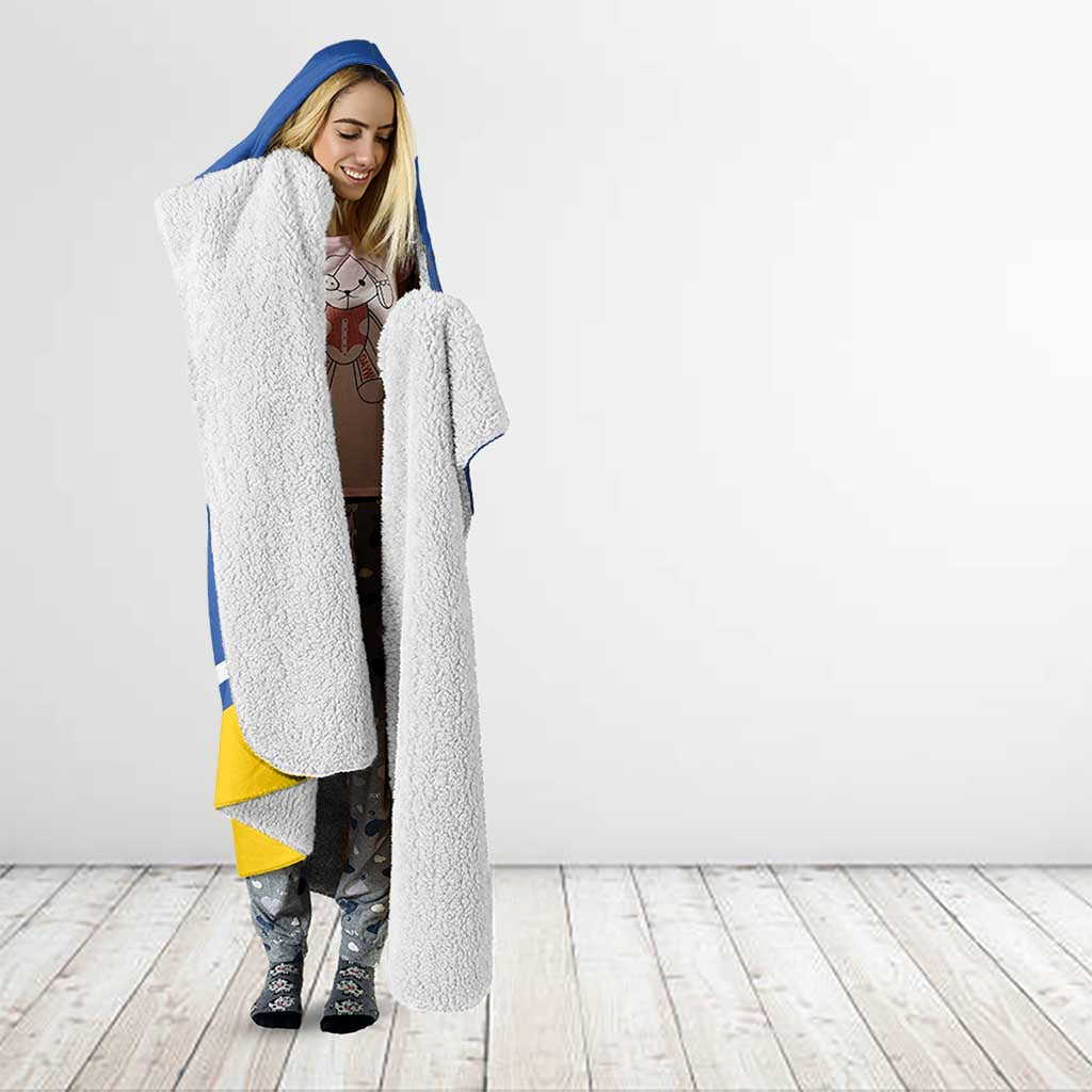 Personalized Dia de Canarias Hooded Blanket Las Islas Afortunadas