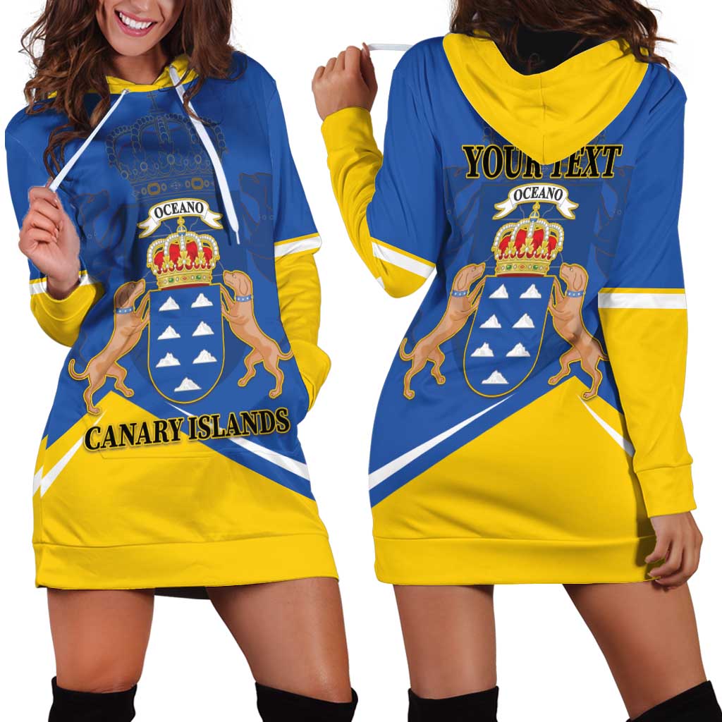 Personalized Dia de Canarias Hoodie Dress Las Islas Afortunadas