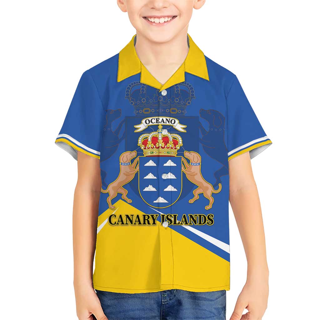 Personalized Dia de Canarias Kid Hawaiian Shirt Las Islas Afortunadas