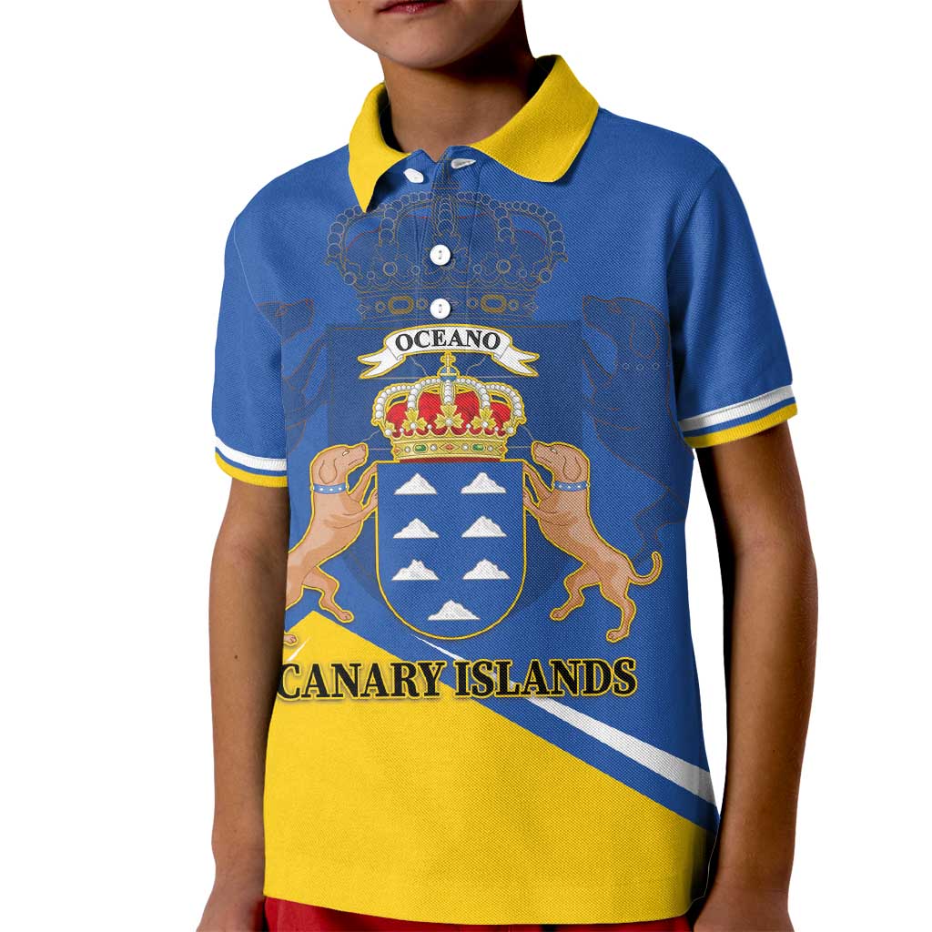 Personalized Dia de Canarias Kid Polo Shirt Las Islas Afortunadas
