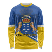 Personalized Dia de Canarias Long Sleeve Shirt Las Islas Afortunadas
