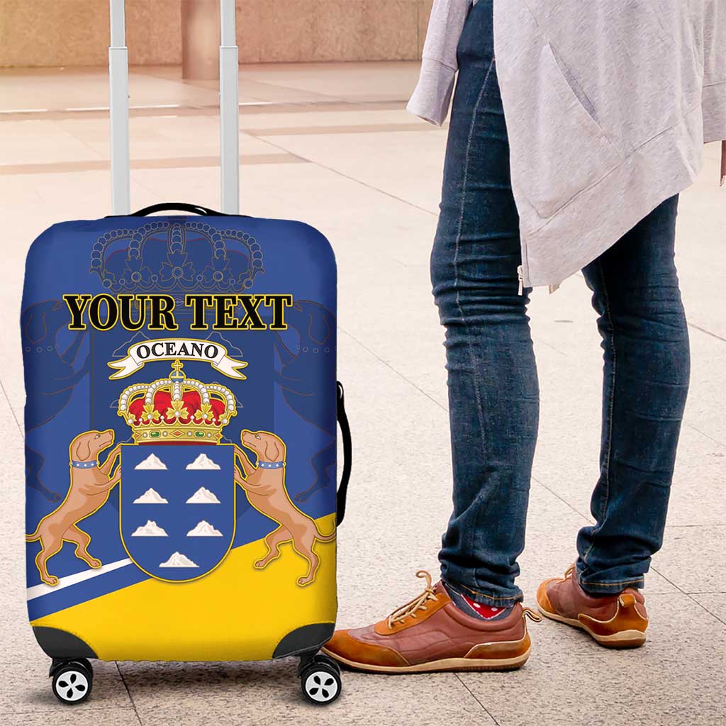 Personalized Dia de Canarias Luggage Cover Las Islas Afortunadas