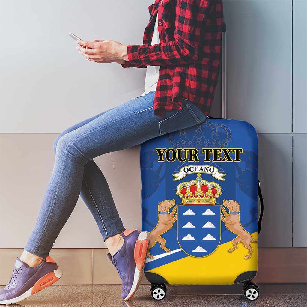Personalized Dia de Canarias Luggage Cover Las Islas Afortunadas