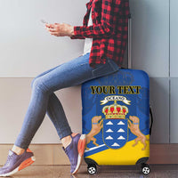 Personalized Dia de Canarias Luggage Cover Las Islas Afortunadas