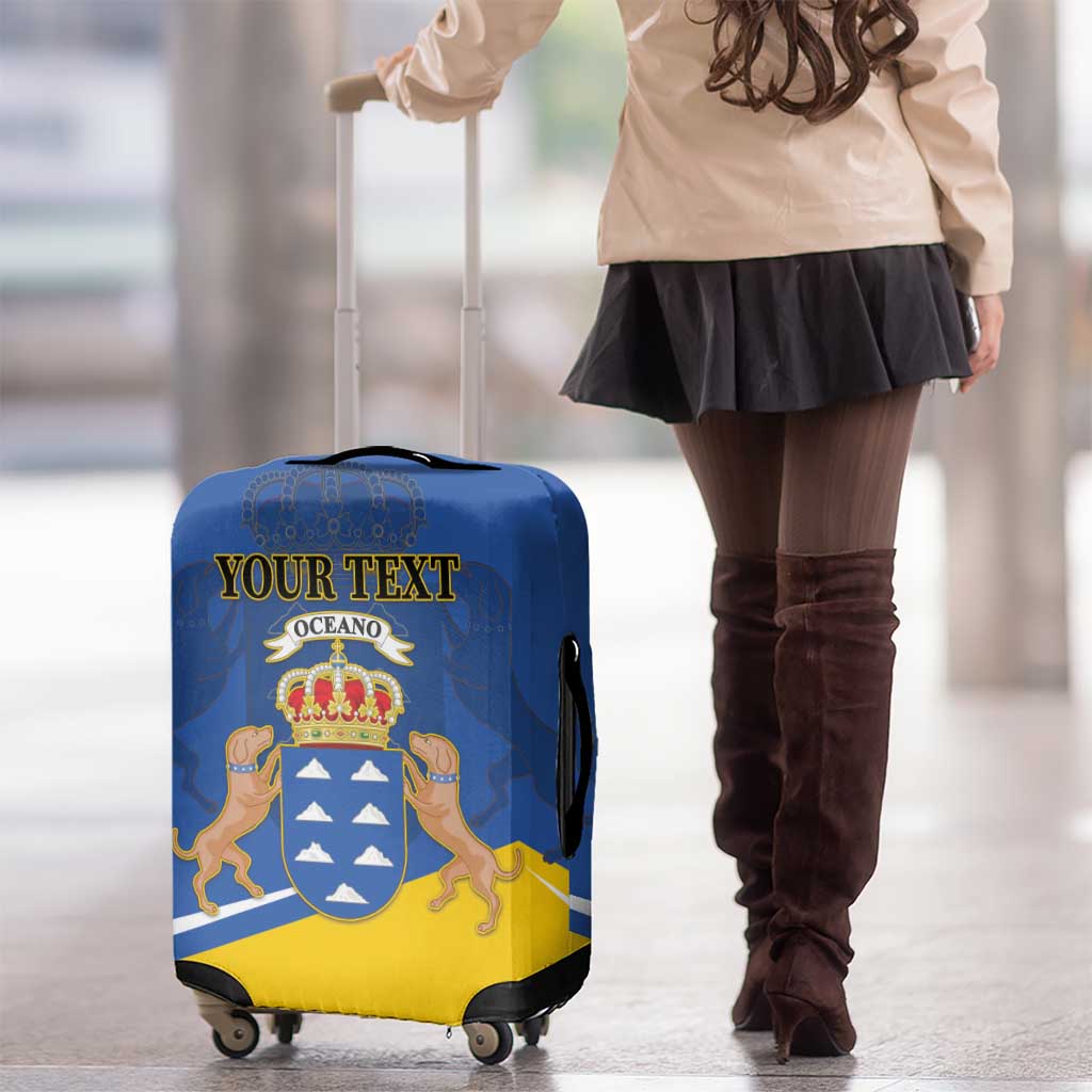 Personalized Dia de Canarias Luggage Cover Las Islas Afortunadas
