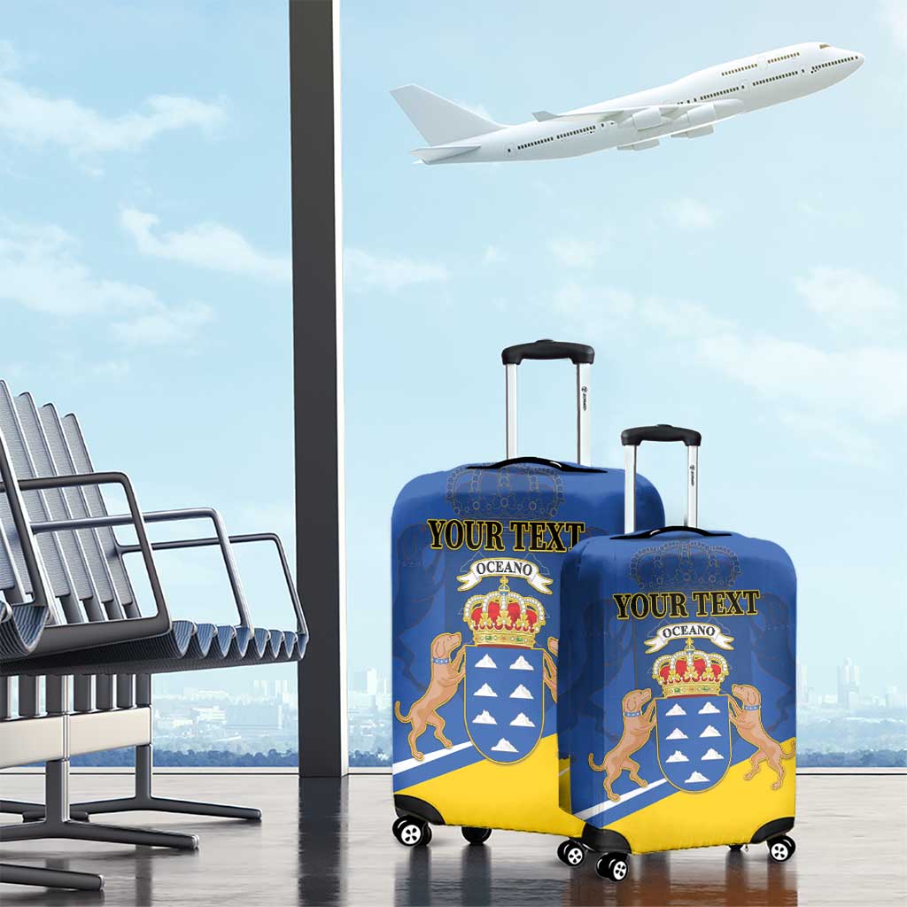 Personalized Dia de Canarias Luggage Cover Las Islas Afortunadas