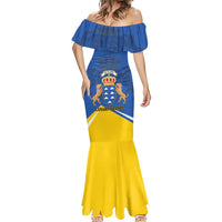 Personalized Dia de Canarias Mermaid Dress Las Islas Afortunadas