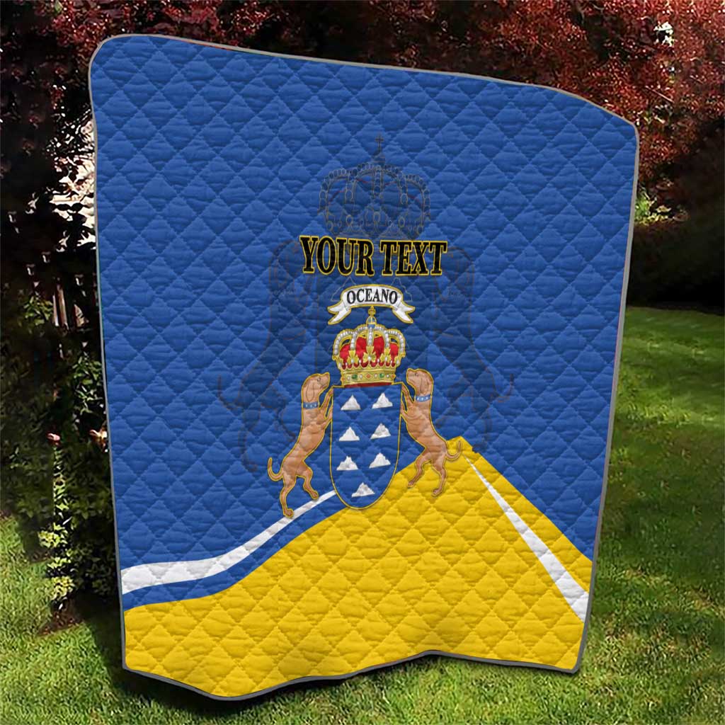 Personalized Dia de Canarias Quilt Las Islas Afortunadas