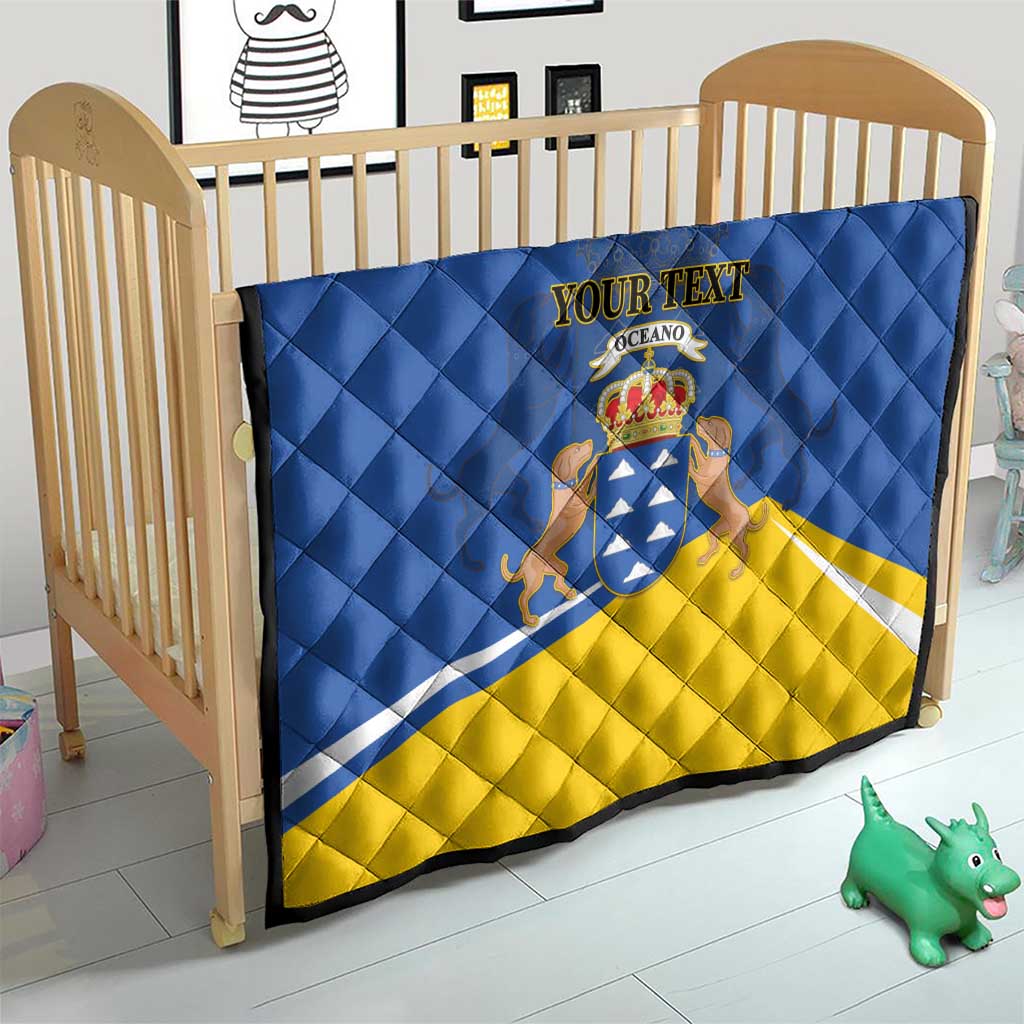 Personalized Dia de Canarias Quilt Las Islas Afortunadas