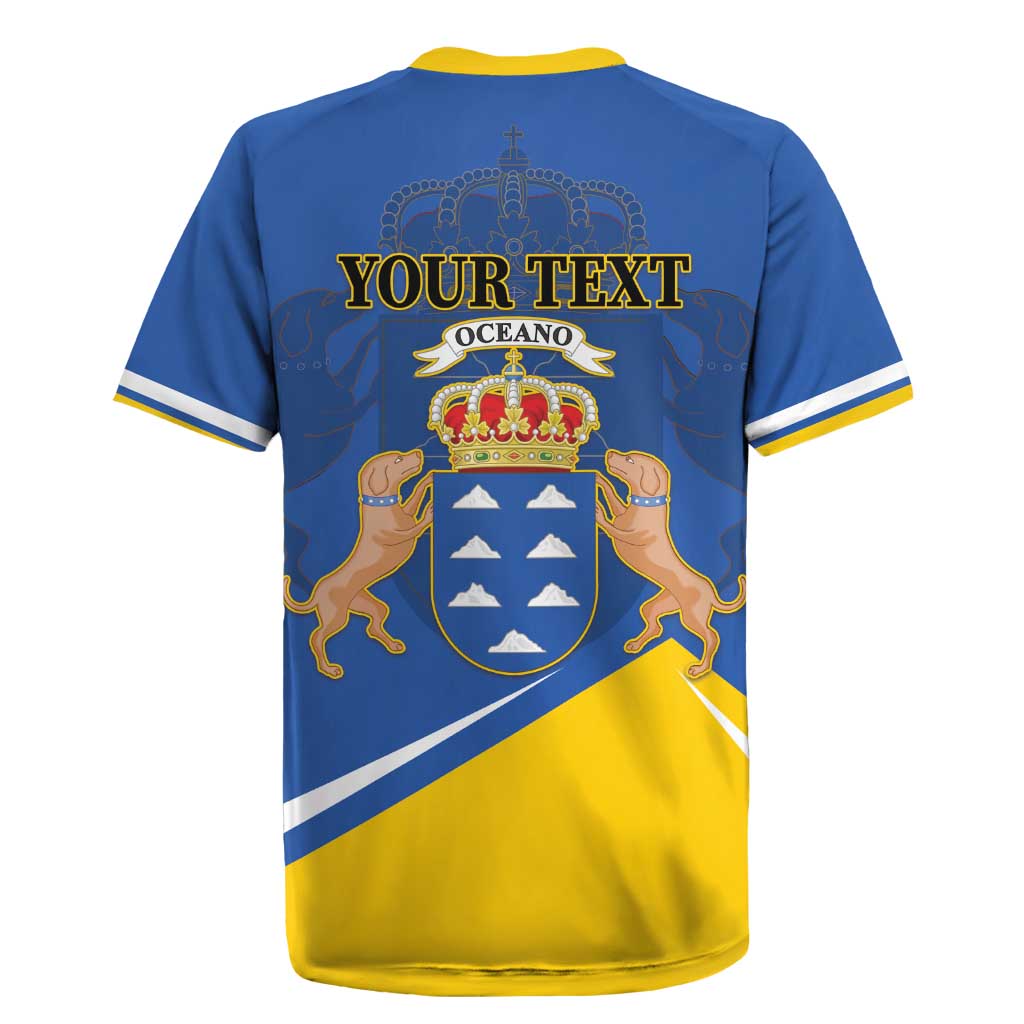 Personalized Dia de Canarias Rugby Jersey Las Islas Afortunadas
