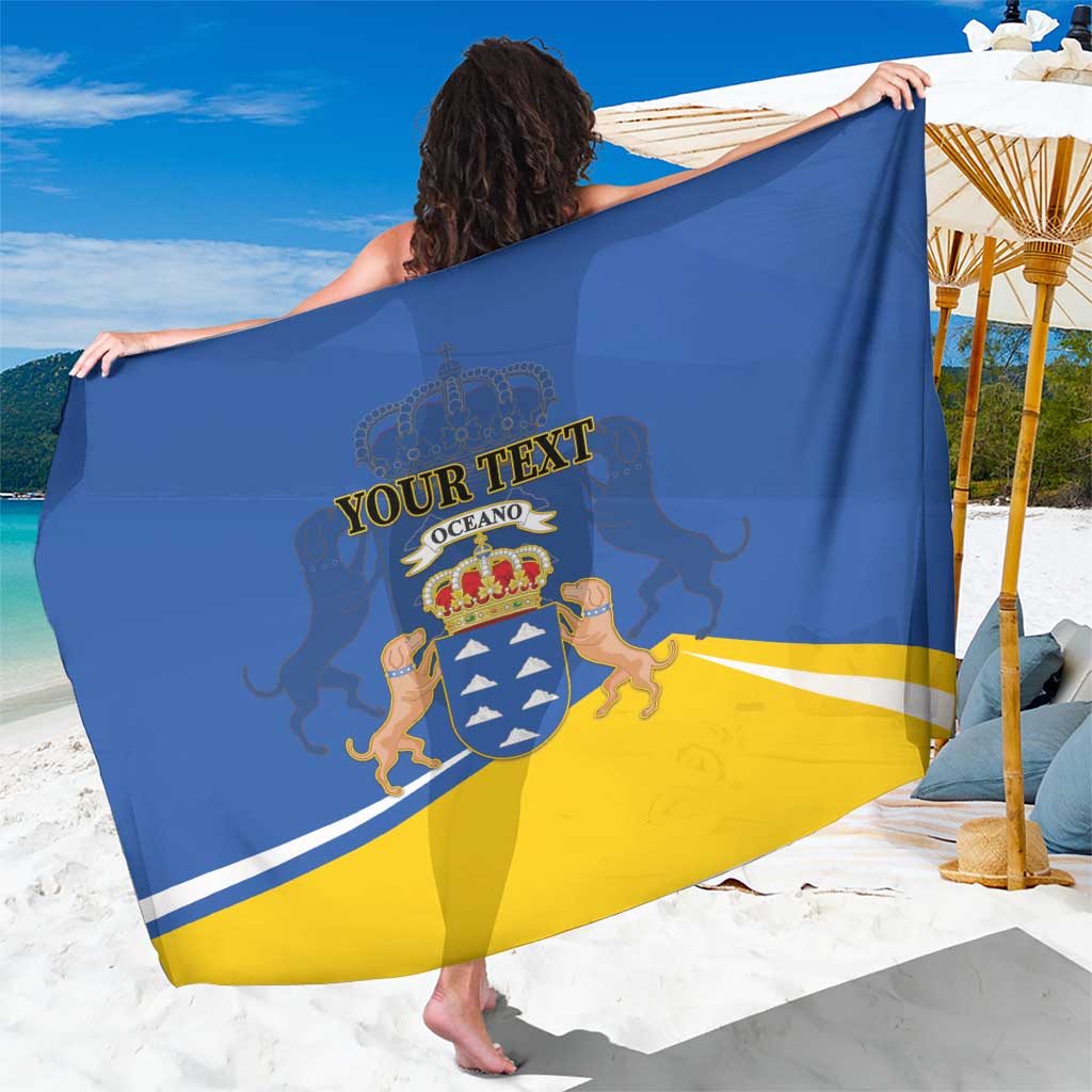 Personalized Dia de Canarias Sarong Las Islas Afortunadas