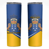 Personalized Dia de Canarias Skinny Tumbler Las Islas Afortunadas