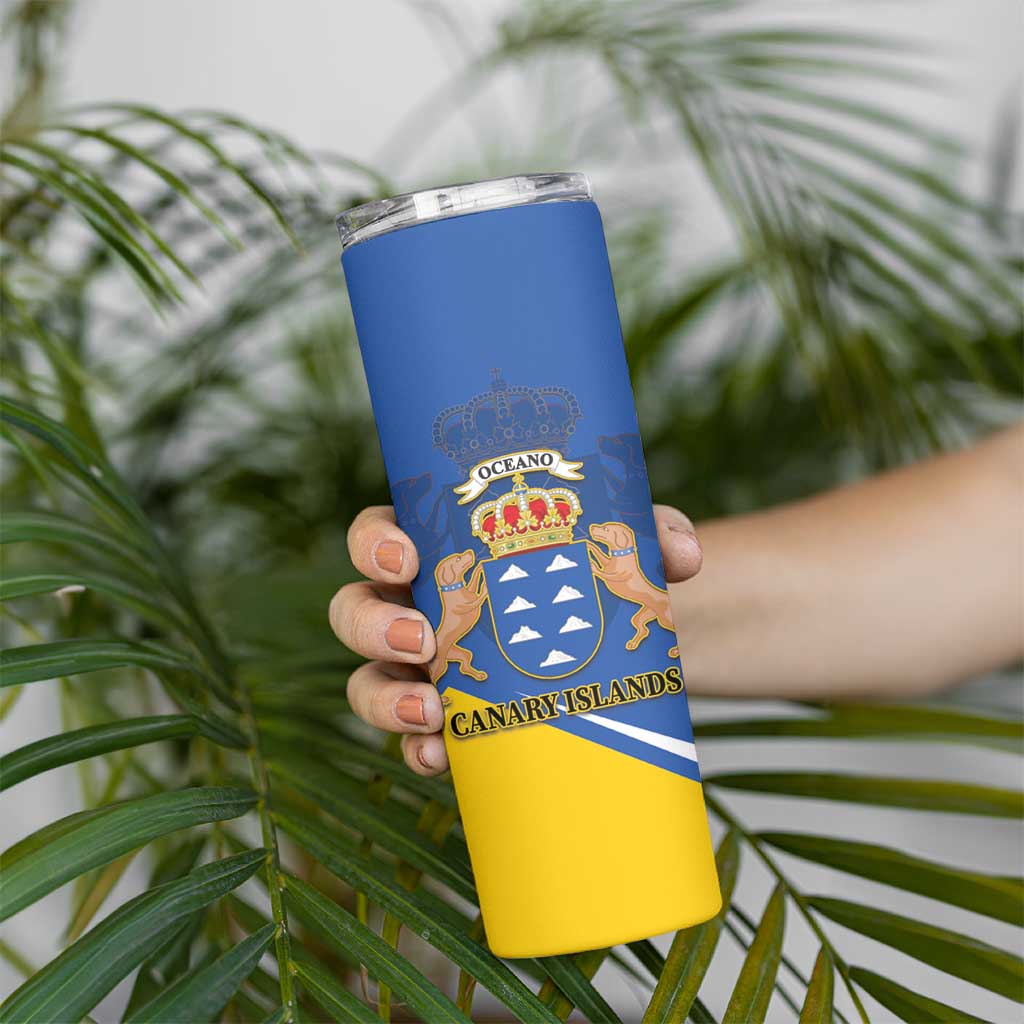 Personalized Dia de Canarias Skinny Tumbler Las Islas Afortunadas