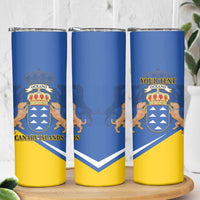 Personalized Dia de Canarias Skinny Tumbler Las Islas Afortunadas