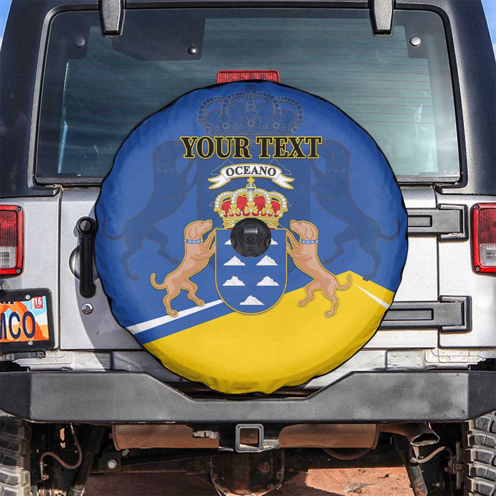 Personalized Dia de Canarias Spare Tire Cover Las Islas Afortunadas