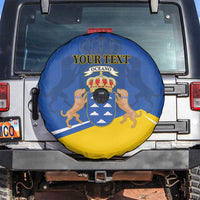 Personalized Dia de Canarias Spare Tire Cover Las Islas Afortunadas