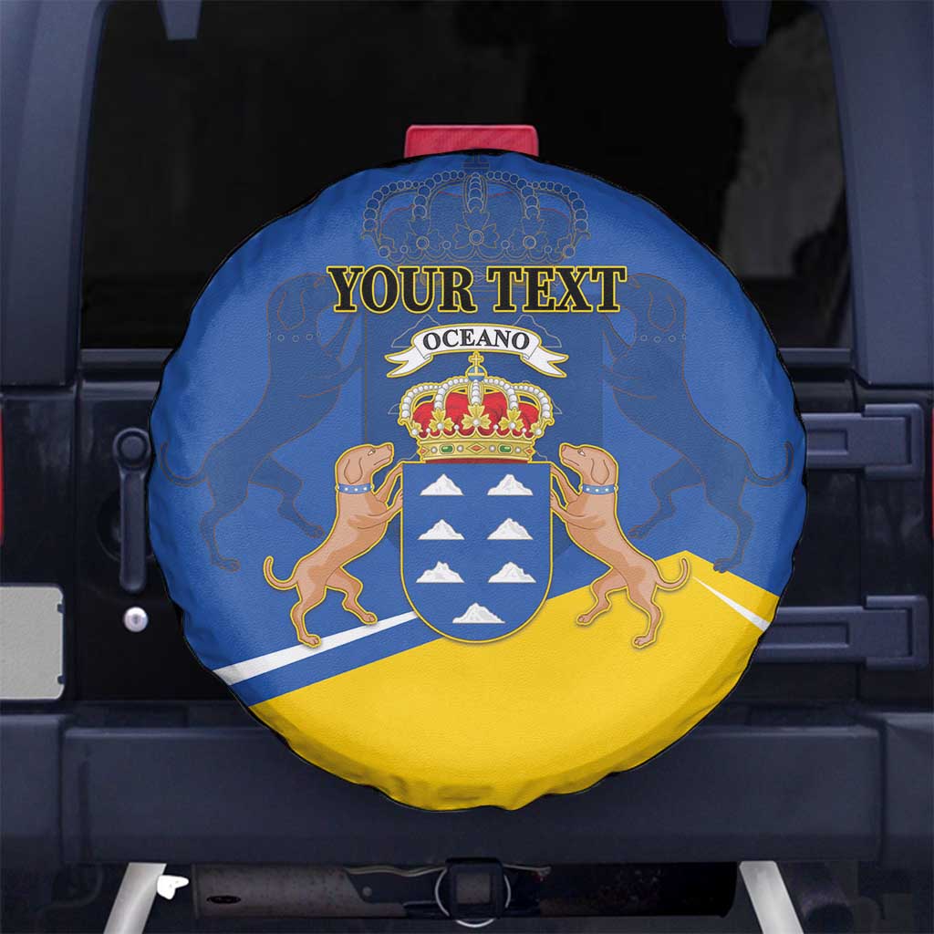 Personalized Dia de Canarias Spare Tire Cover Las Islas Afortunadas