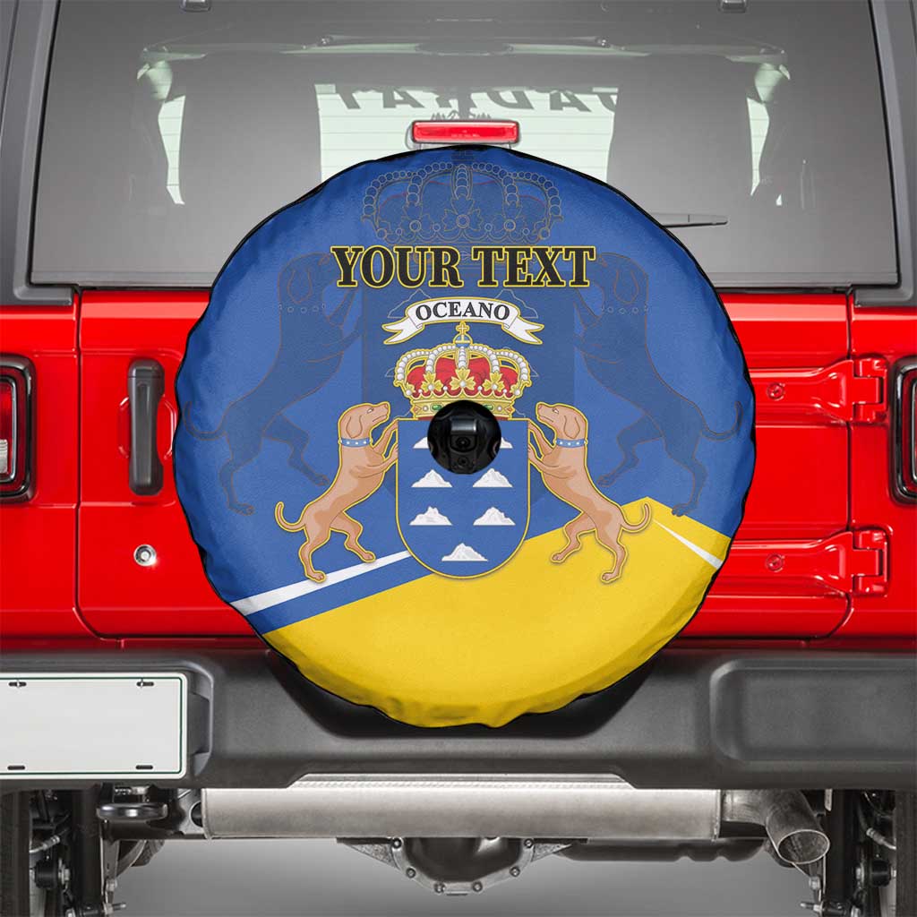 Personalized Dia de Canarias Spare Tire Cover Las Islas Afortunadas