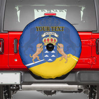 Personalized Dia de Canarias Spare Tire Cover Las Islas Afortunadas