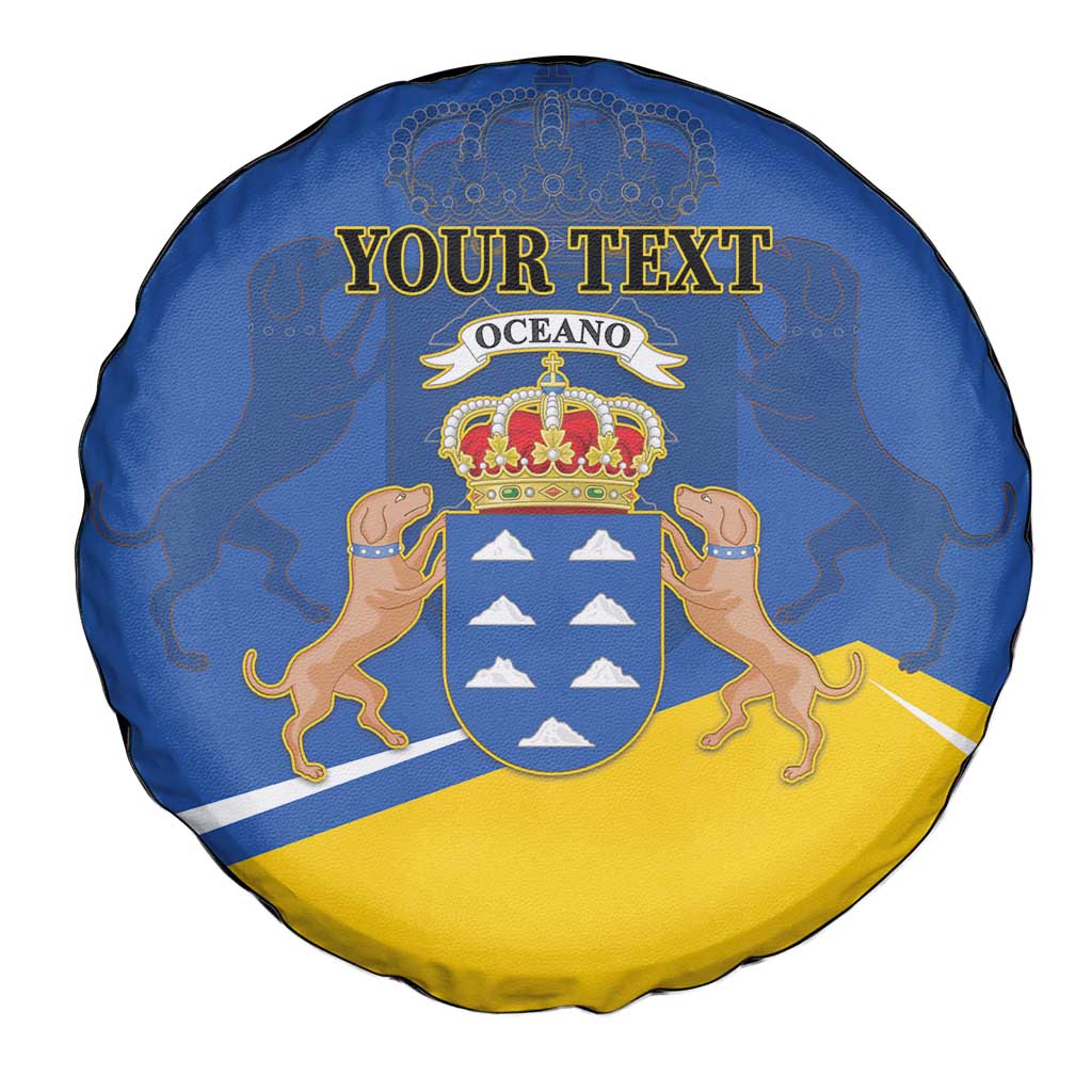 Personalized Dia de Canarias Spare Tire Cover Las Islas Afortunadas