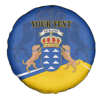 Personalized Dia de Canarias Spare Tire Cover Las Islas Afortunadas