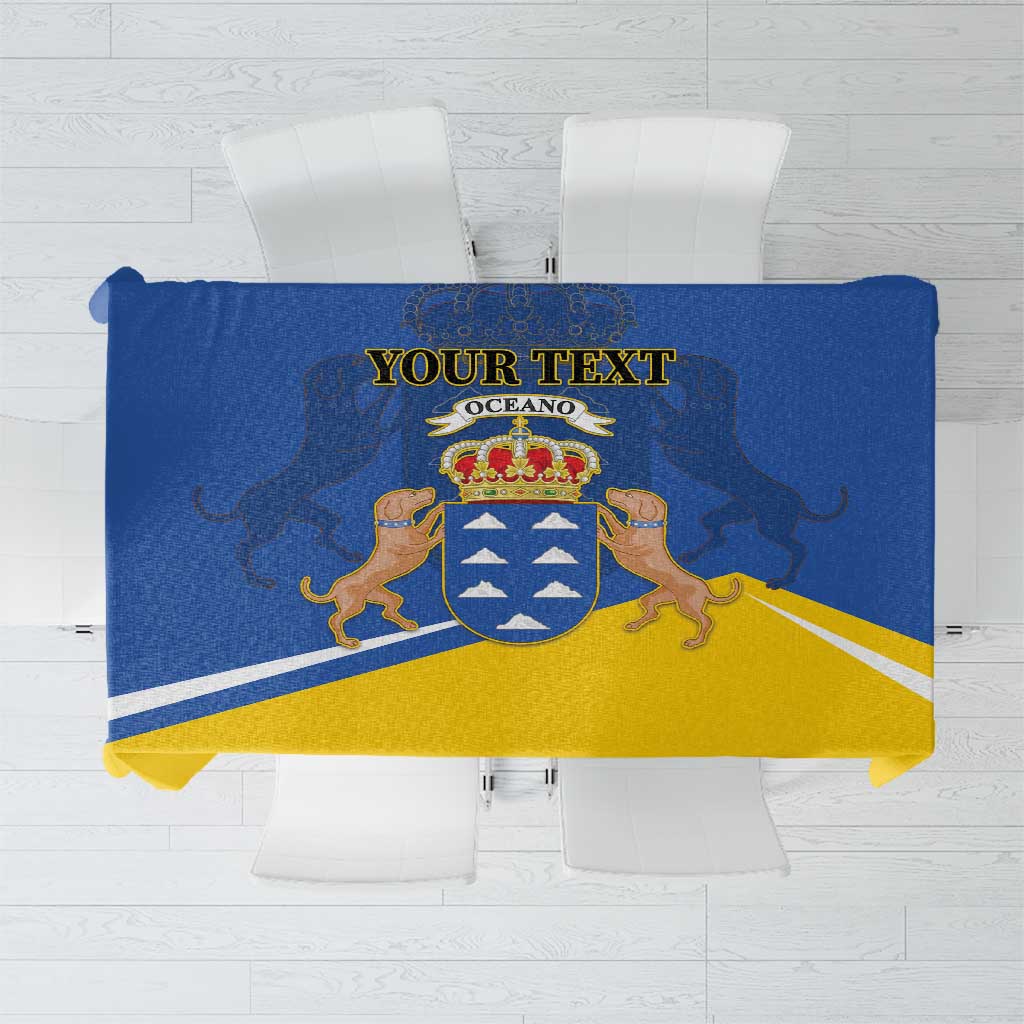 Personalized Dia de Canarias Tablecloth Las Islas Afortunadas