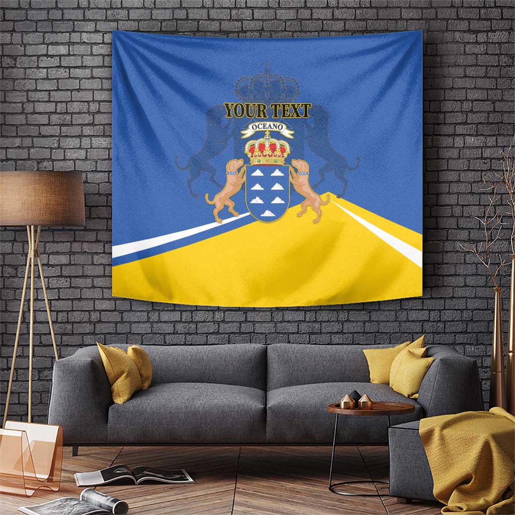 Personalized Dia de Canarias Tapestry Las Islas Afortunadas