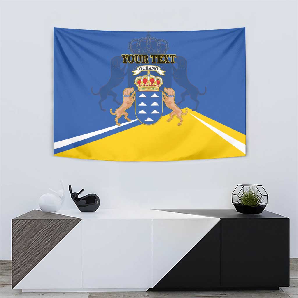 Personalized Dia de Canarias Tapestry Las Islas Afortunadas